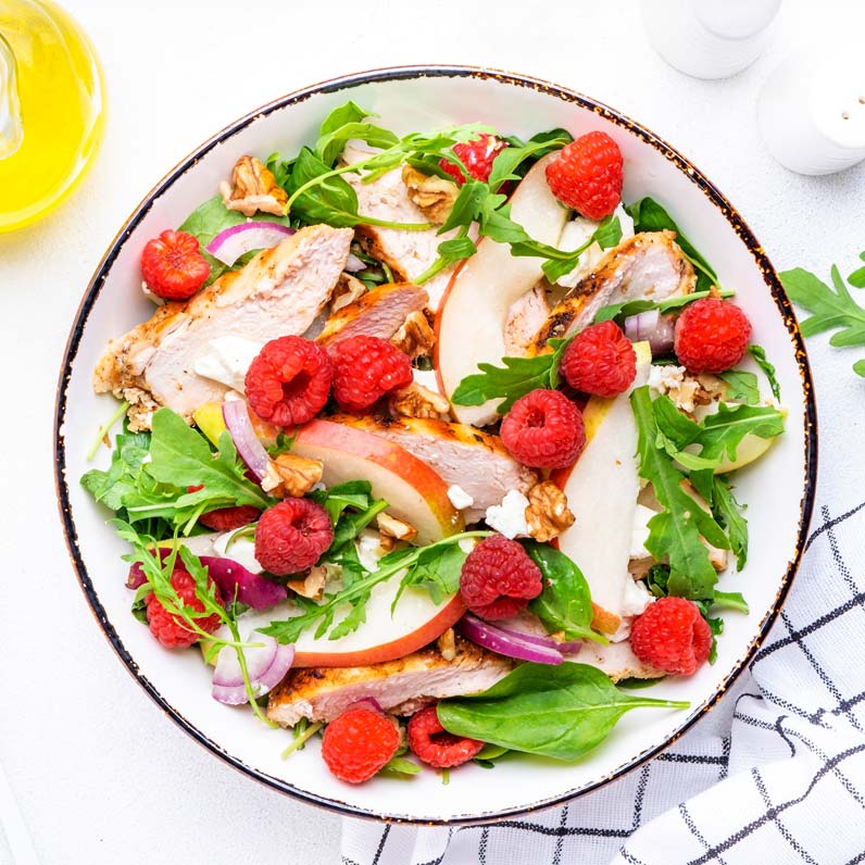 Riverwalk Estates chicken salad with fruit